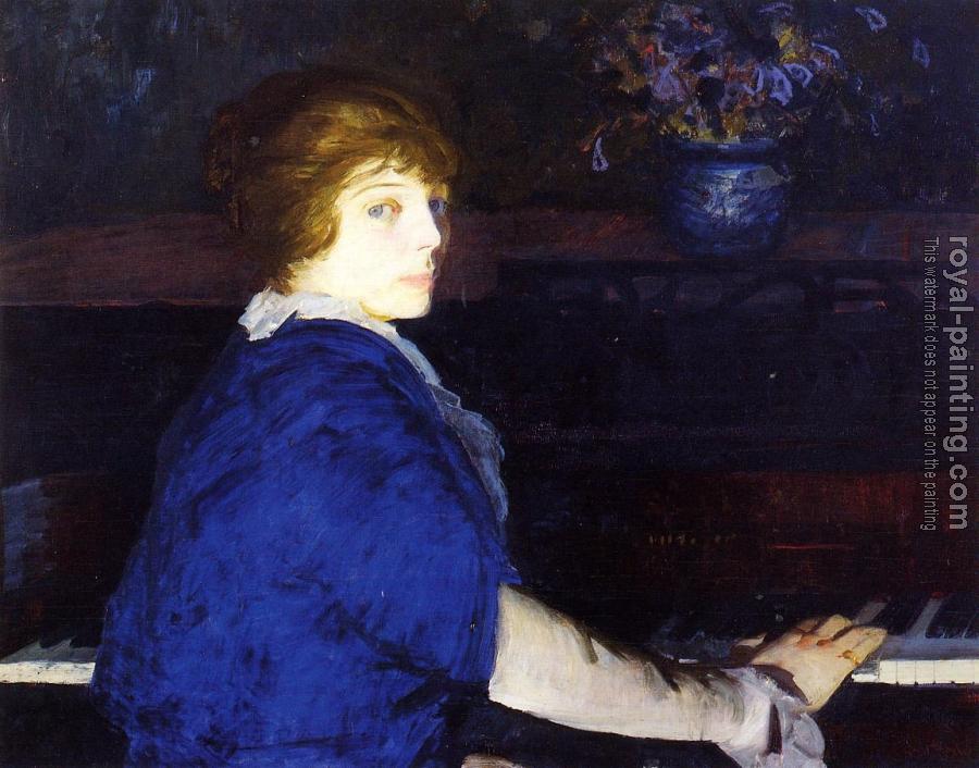 George Bellows : Emma at the Piano